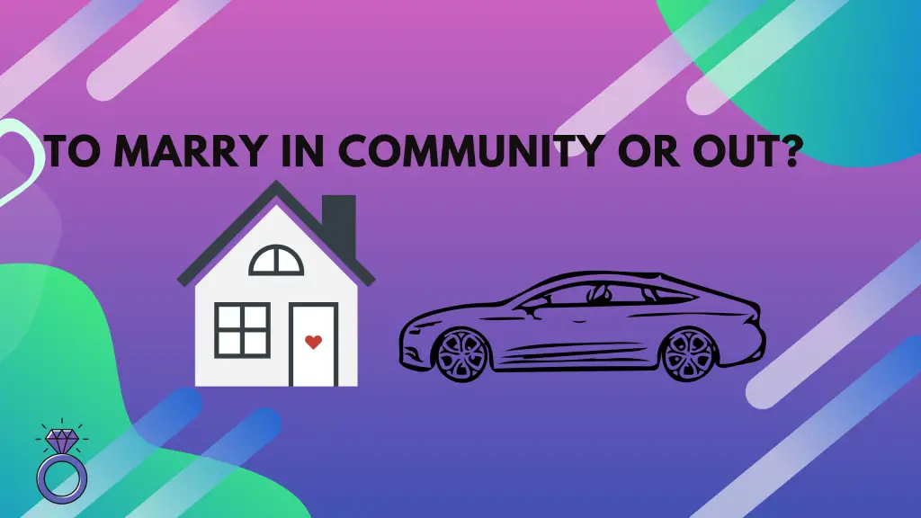 In community of property