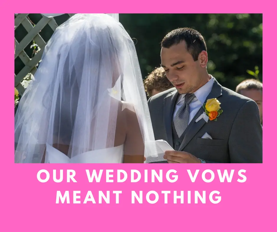 Are wedding vows necessary