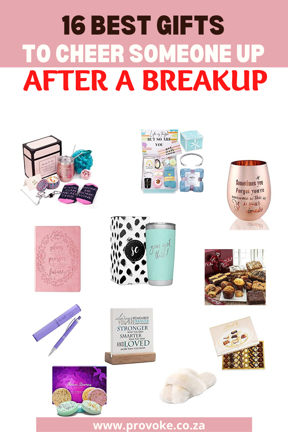 gifts to cheer someone up after a breakup