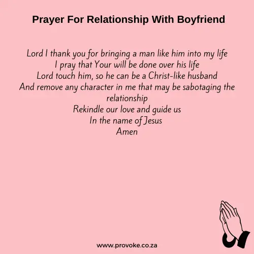 prayers for relationship with boyfriend