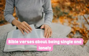 Bible verses about being single and lonely