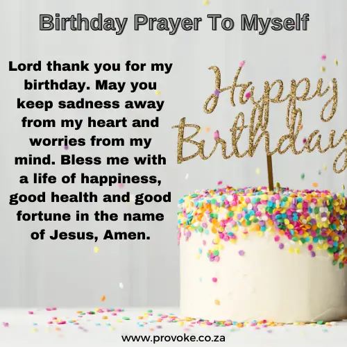 90+ Powerful Birthday Prayer To Myself - PROVOKE