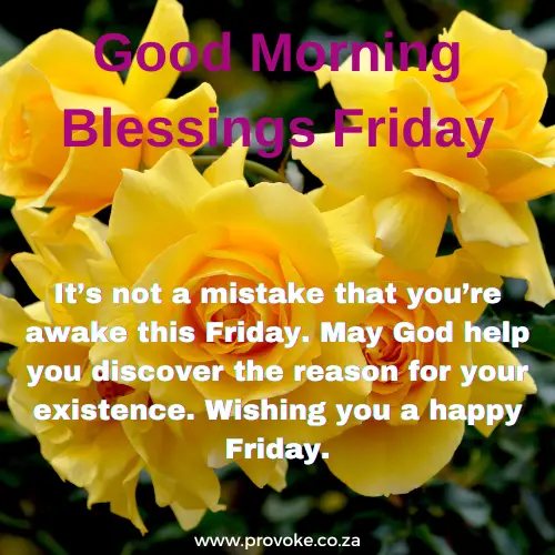 Good morning blessings Friday