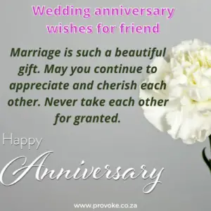 Top 150 Wishes For Friends Marriage Anniversary Messages, Quotes ...