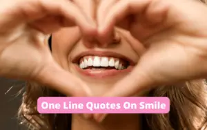 One Line Quotes On Smile