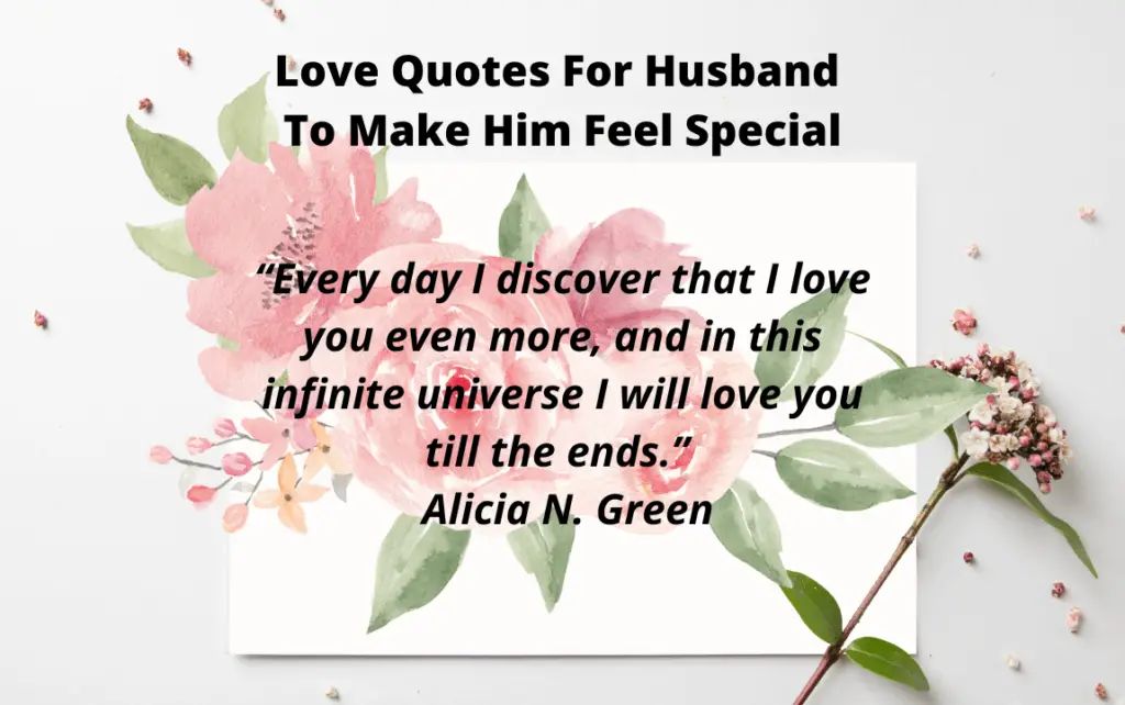 Love Quotes For Husband To Make Him Feel Special