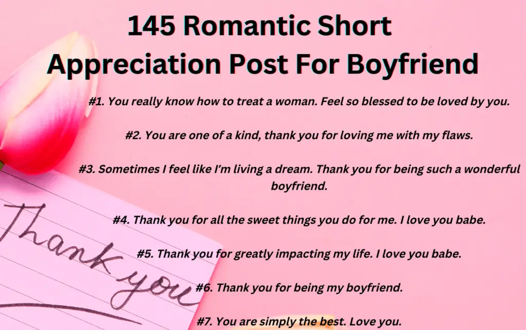 Short Appreciation Post For Boyfriend