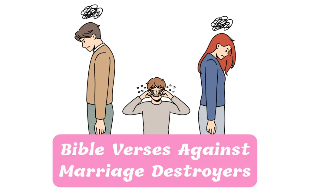 Bible Verses Against Marriage Destroyers