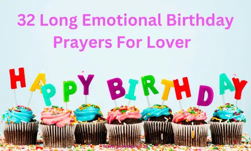 long emotional birthday prayers for lover  
