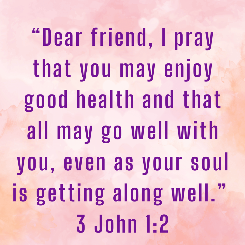 Prayer Message For A Sick Friend Bible Verse
