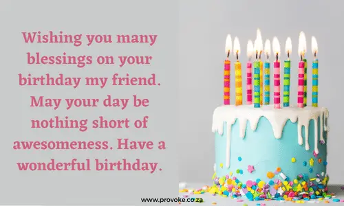 Birthday Blessings To A Friend