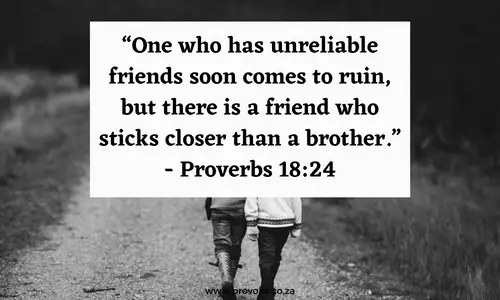 A Good Friend Is A Blessing From God Bible Vers