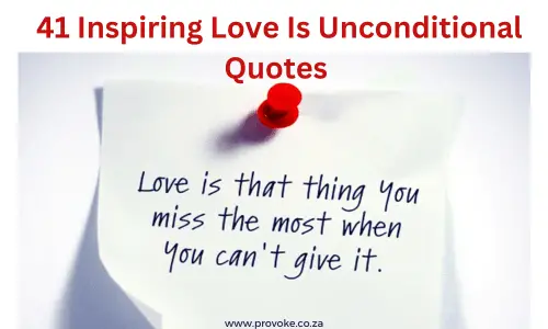 Love Is Unconditional Quotes