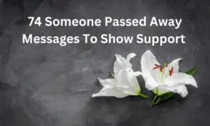 reply for passed away message