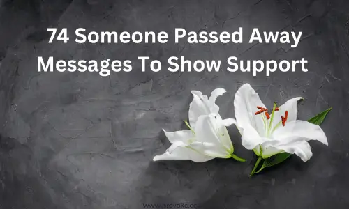 Someone Passed Away Message